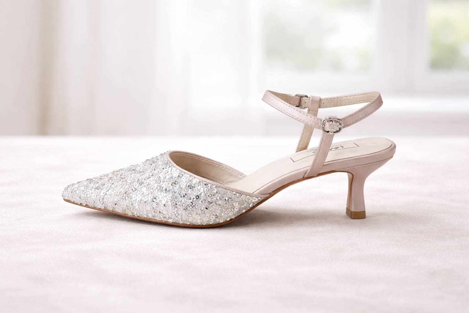 Silver Starlight Slingback angle 2